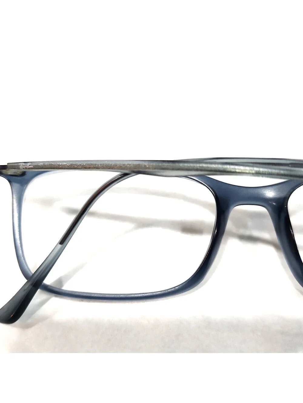 Ray Ban RB7031 5400 Blue Rectangle Eyeglasses 55-17 145